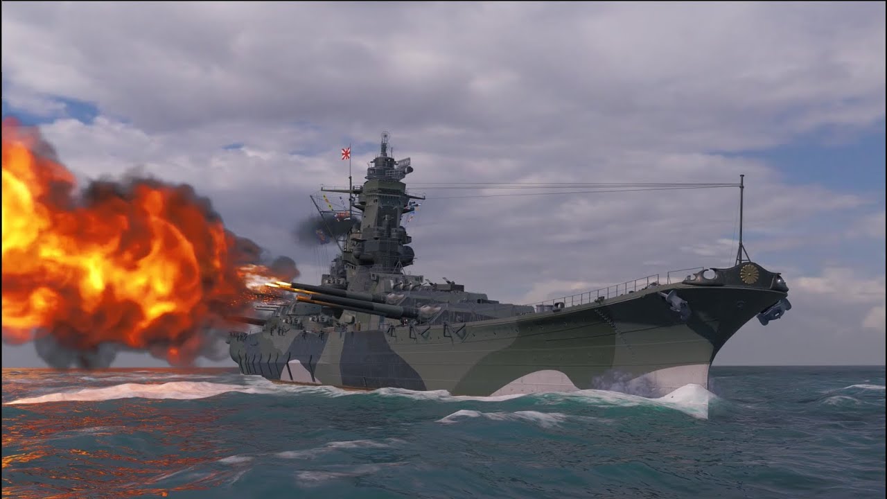 WoWS 敷島 砲撃音 新規エフェクト 確認用 ver.0.10.2