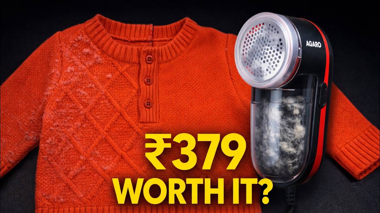₹379 Lint Remover Test on My 1-Year-Old Kid's Sweater | Worth It?