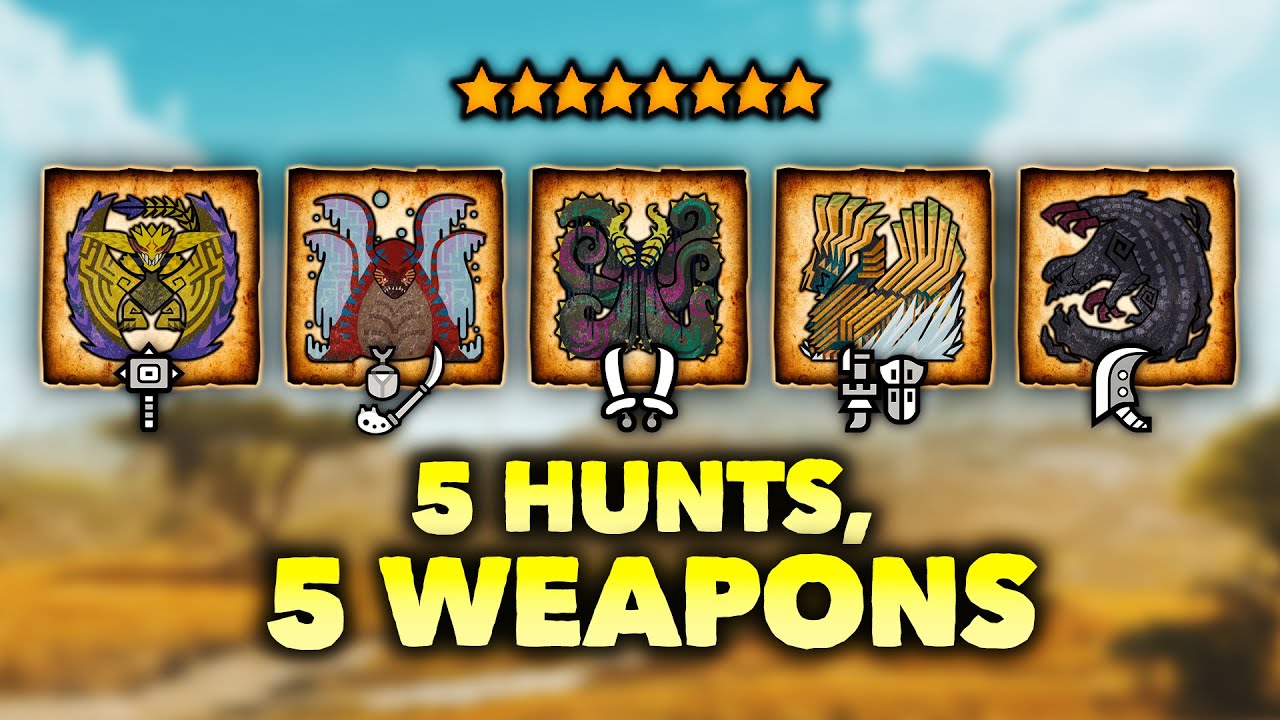 Are 8-Star Monsters ACTUALLY Harder? - MH Wilds 5 Hunt Challenge