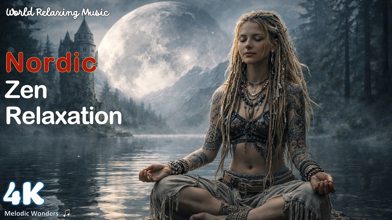 [Cosmic Zen] Calm Nordic & Aurora Meditation Sounds to Clear Your Anxiety & Restore Inner Peace