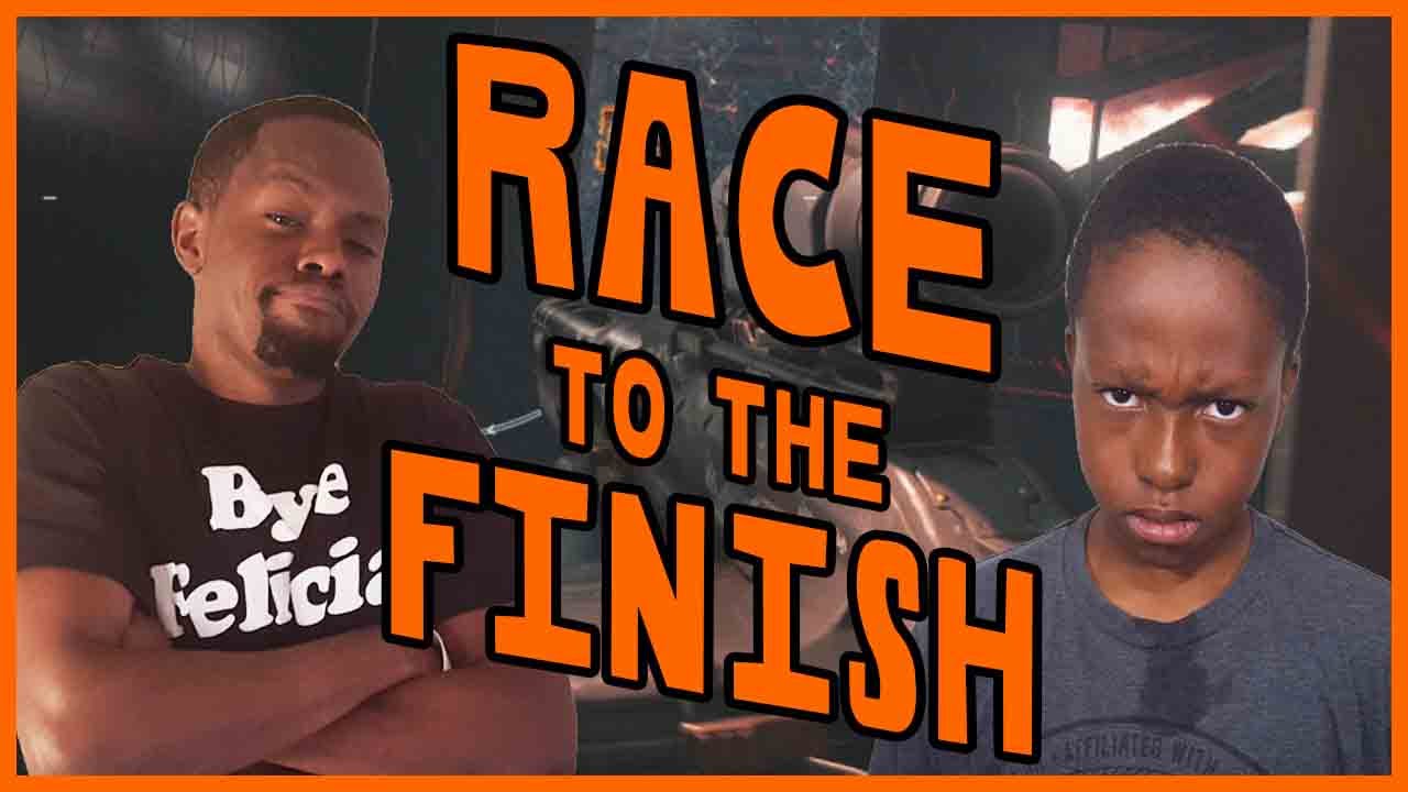 HILARIOUS RACE TO THE FINISH! - Black Ops 3 Gameplay ft. Trent
