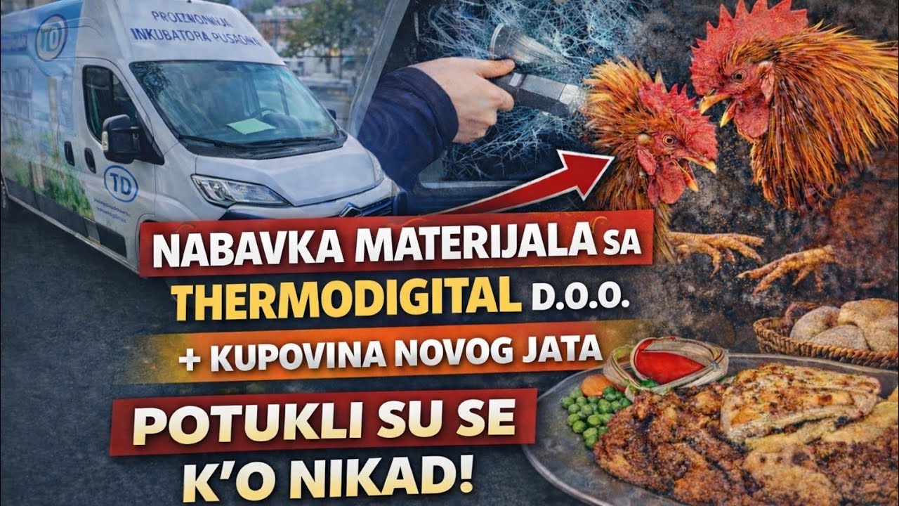 Kupili smo novo jato + nabavka materijala! POTUKLI se k’o nikad! 😳🐓 Thermodigital 