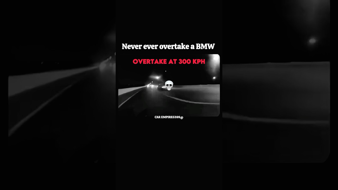 NEVER! Overtake a BMW🏎️💀| Overtake at 300kph🔥😳|#shorts#bmw#speed#bmwm#car#race