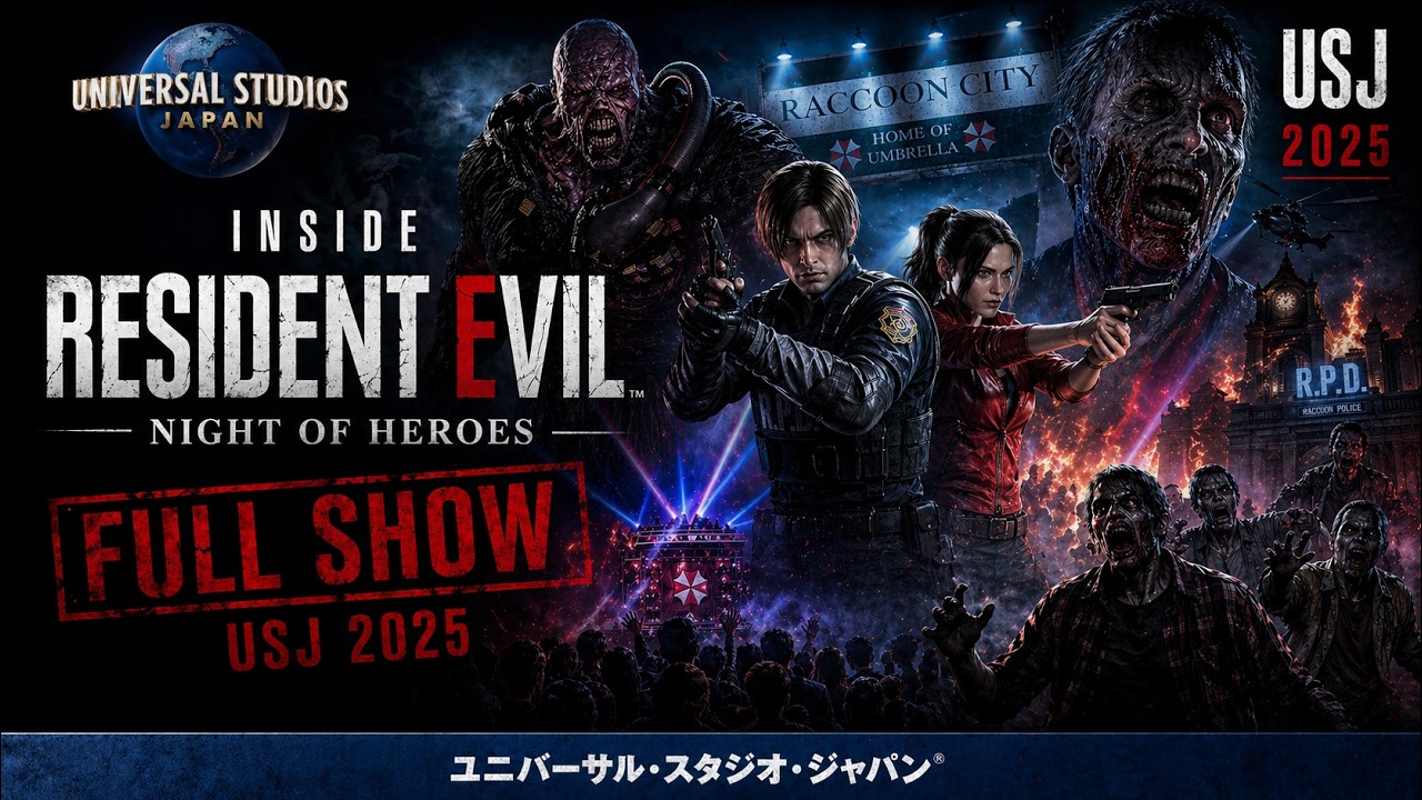 INSIDE RESIDENT EVIL: NIGHT OF HEROES | FULL SHOW USJ 2025