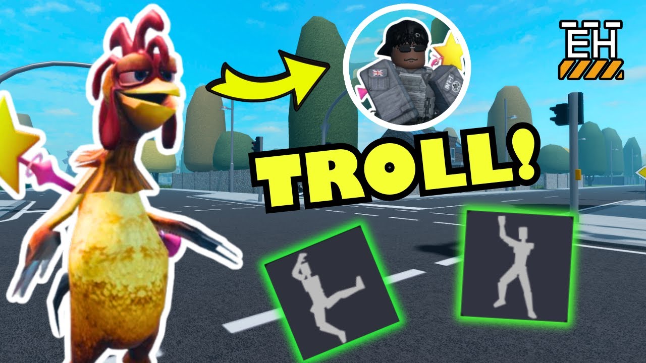 TROLLING With CHICKEN Skin And DANCES In EMERGENCY HAMBURG 🐔🔥