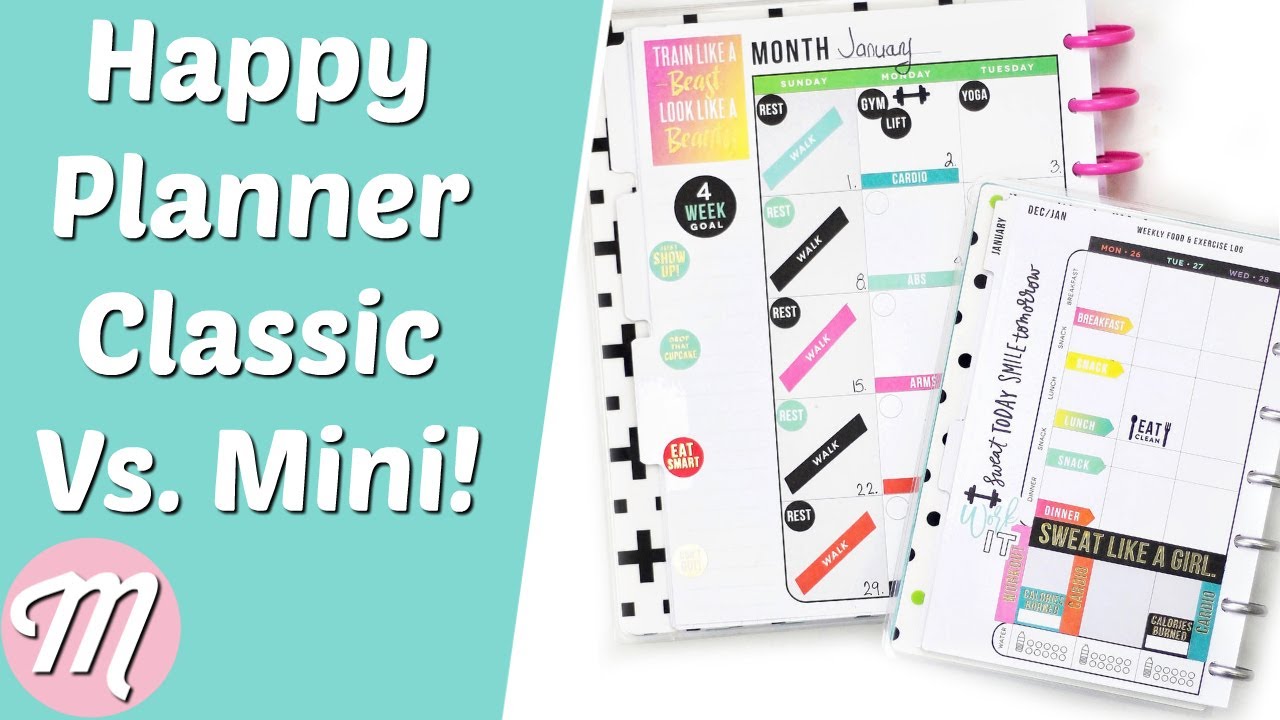Should You Buy The Happy Planner Classic Or Mini?