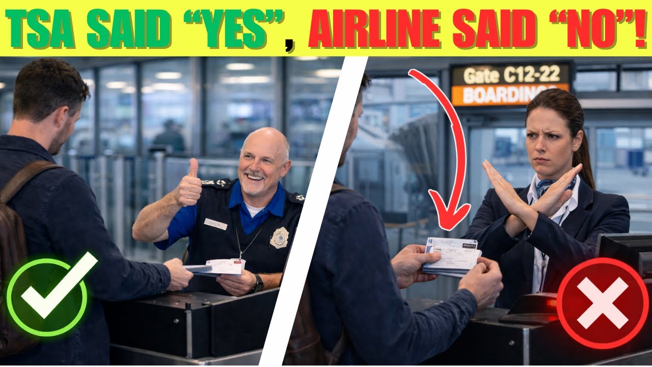 Airlines Have Final Say | TSA Clearance Doesn't Guarantee Your Seat