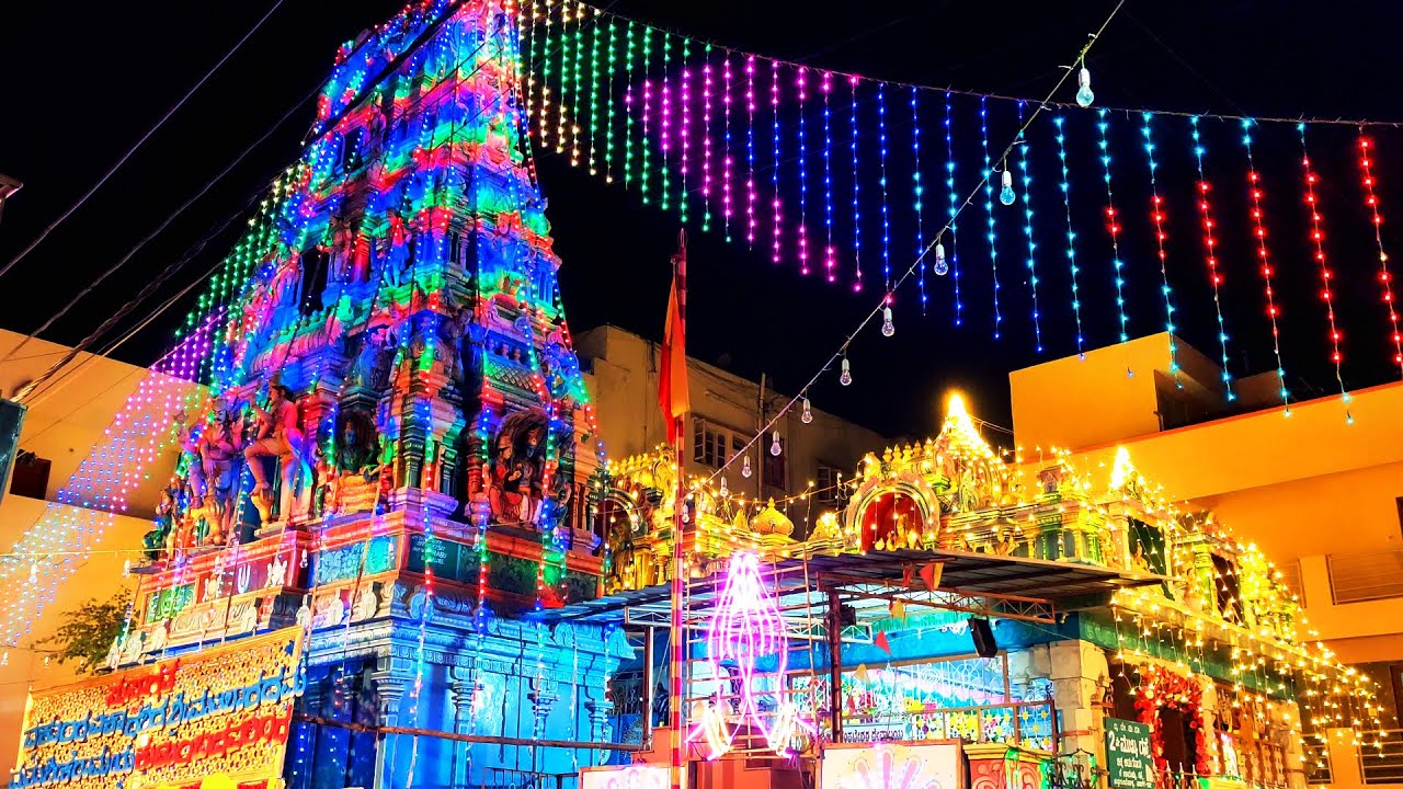 Sidewall temple t1000 RGB LED pixel lighting decoration | Thoranam Z-type wiring | Pixel Arts