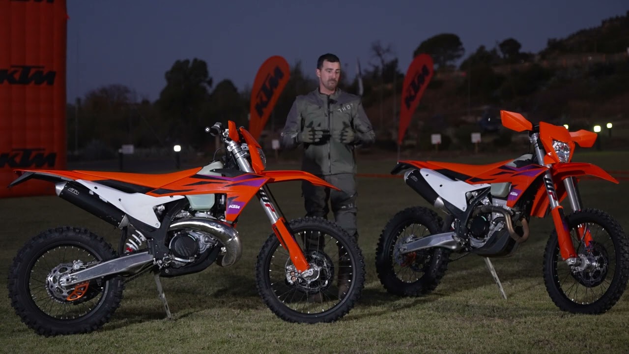 &iexcl;Probamos las gama KTM Enduro 2024!