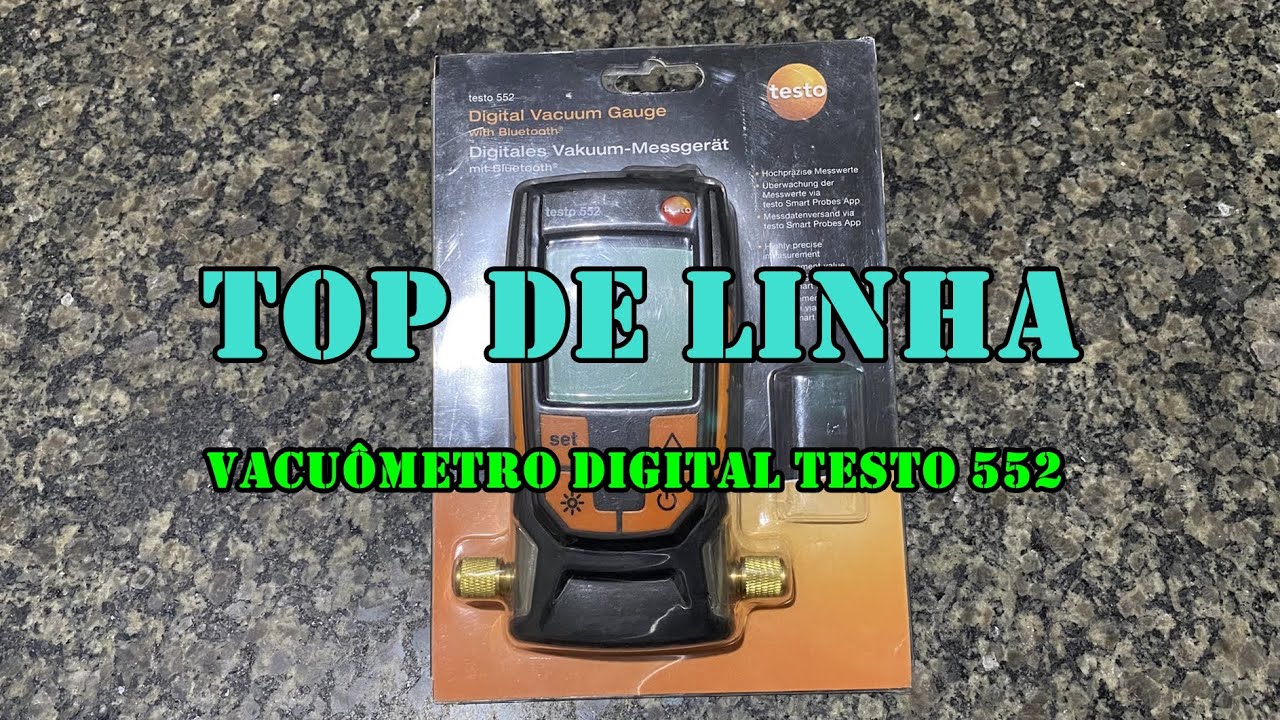 Unboxing Vacuômetro Digital Testo 552 + Acessórios