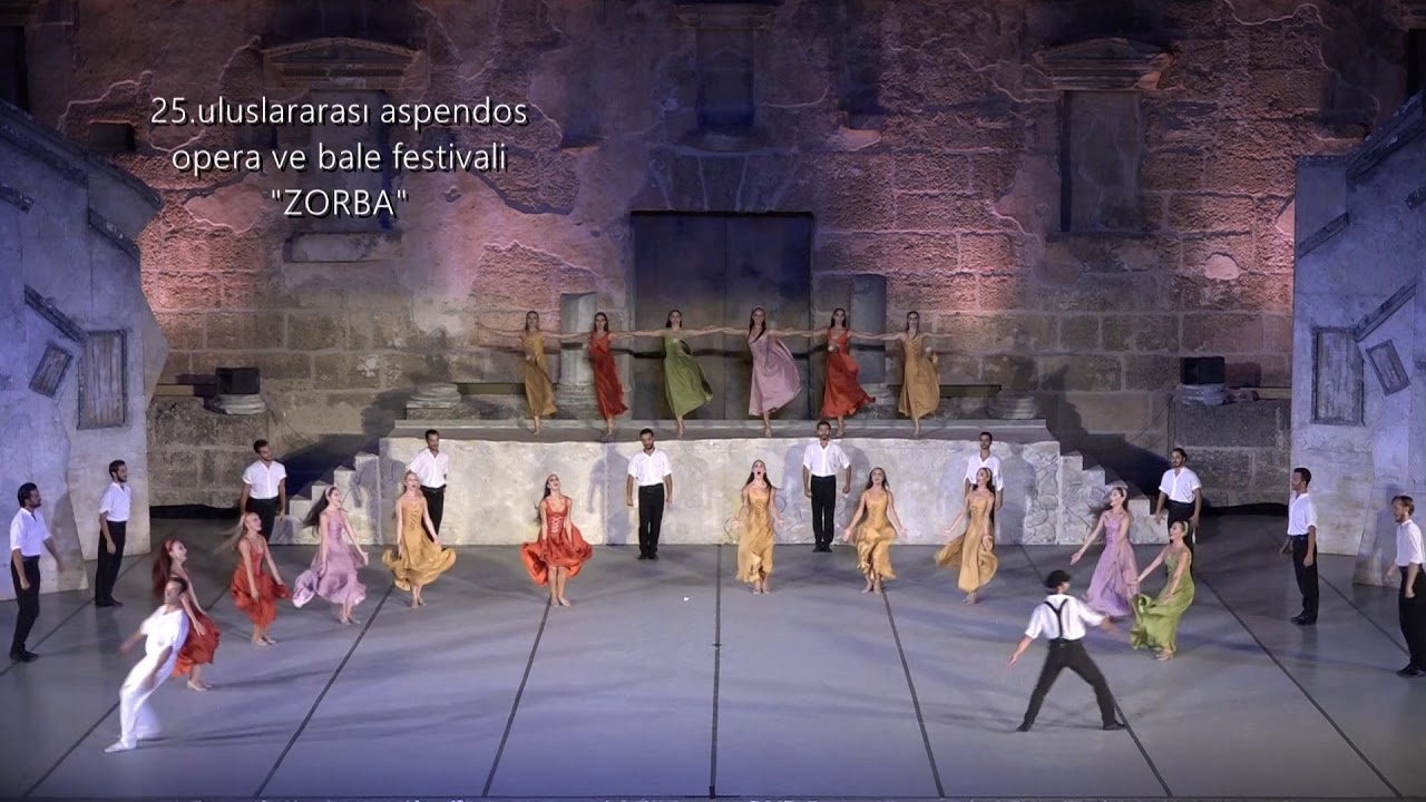 25. ULUSLARARASI ASPENDOS OPERA VE BALE FESTİVALİNDE ZORBA BALESİ SAHNELENDİ