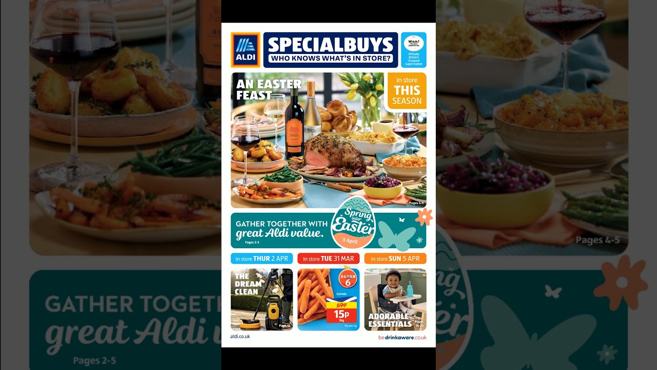 🇬🇧 ALDI UK Bathgate Tydzień 14 Szkockie Specjalne Oferty Ulotka 02/04 - 05/04/2026