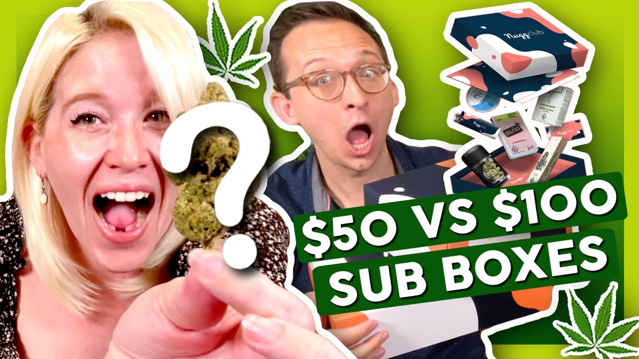 $50 VS $100 LUXURY WEED Subscription Boxes 📦 Nugg Club Unboxing