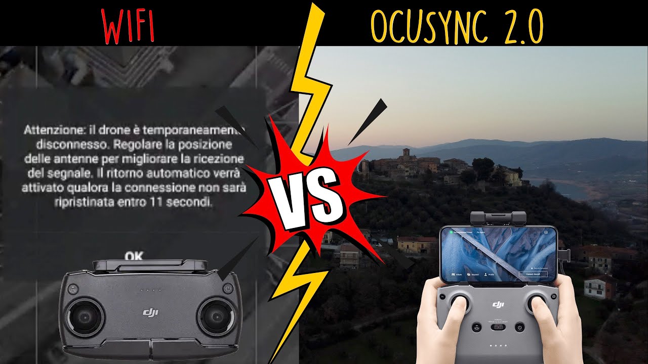 DJI MAVIC MINI vs MINI 2 - TEST URBANO WIFI vs OCUSYNC