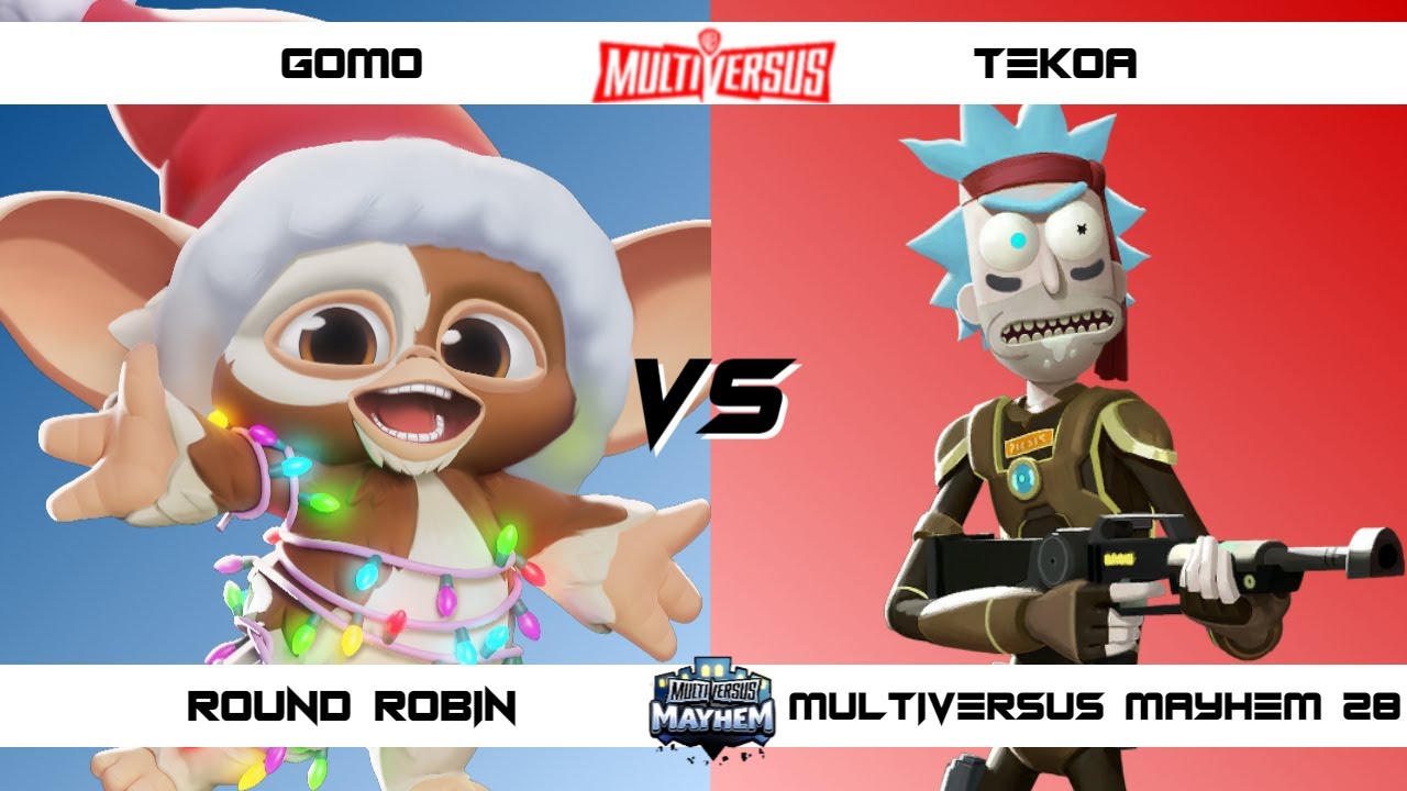 MultiVersus Mayhem 28 Gomo (Gizmo) vs Tekoa (Rick) - MultiVersus Tournament