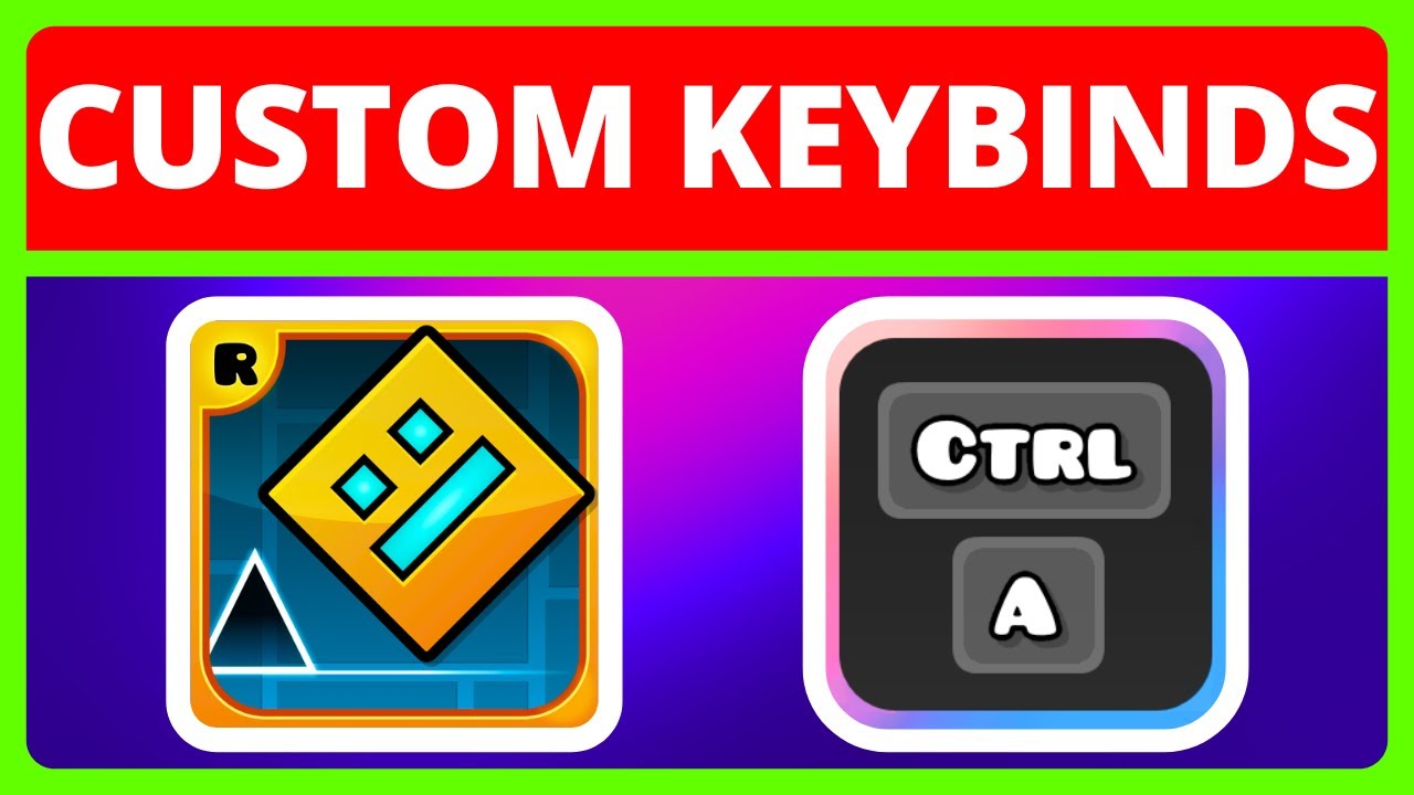 Как скачать и установить пользовательские сочетания клавиш для Geometry Dash | Мод пользовательск...