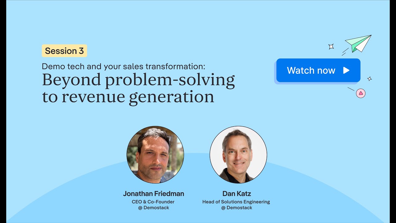 Demo tech and your sales transformation