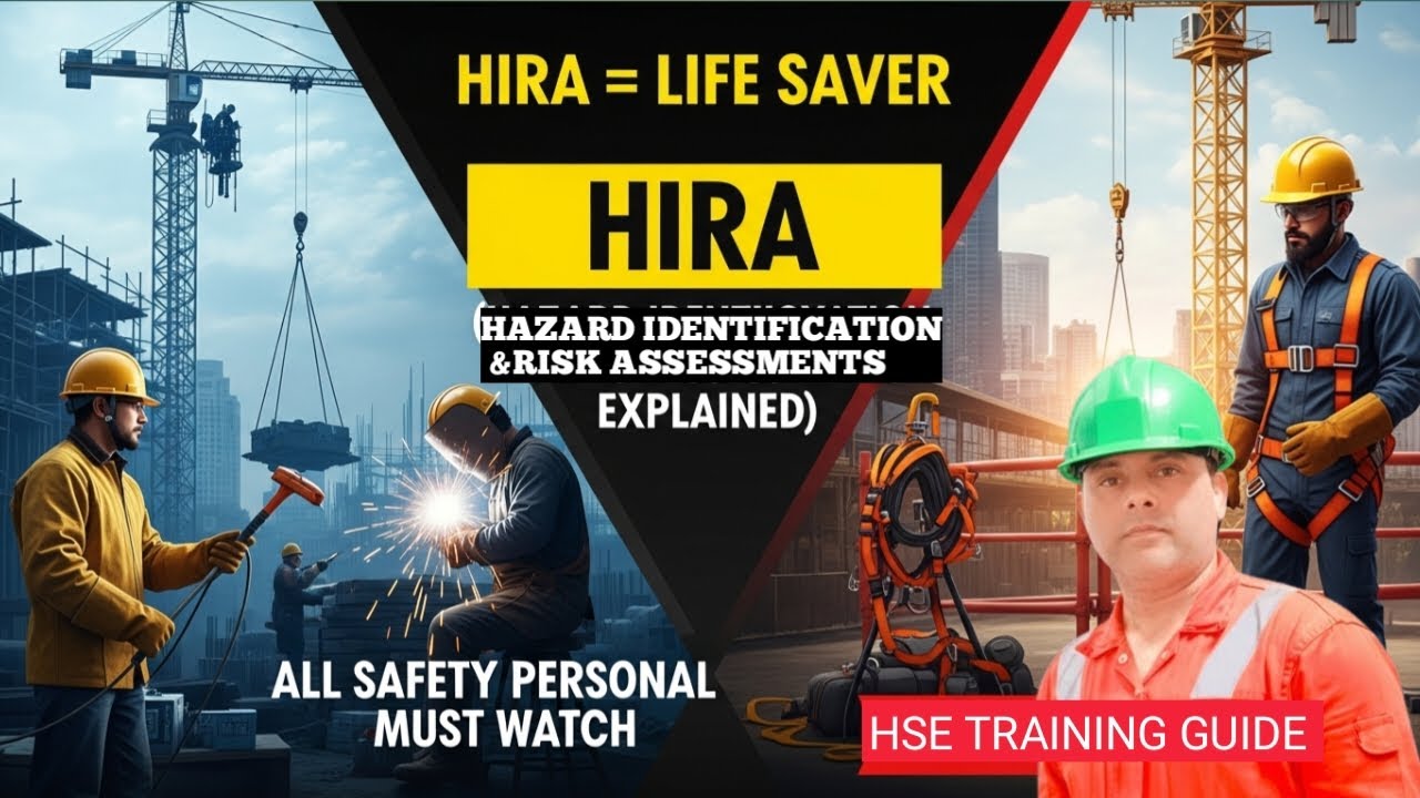 HIRA Explained | Hazard Identification & Risk Assessment in Construction Site | Safety Training