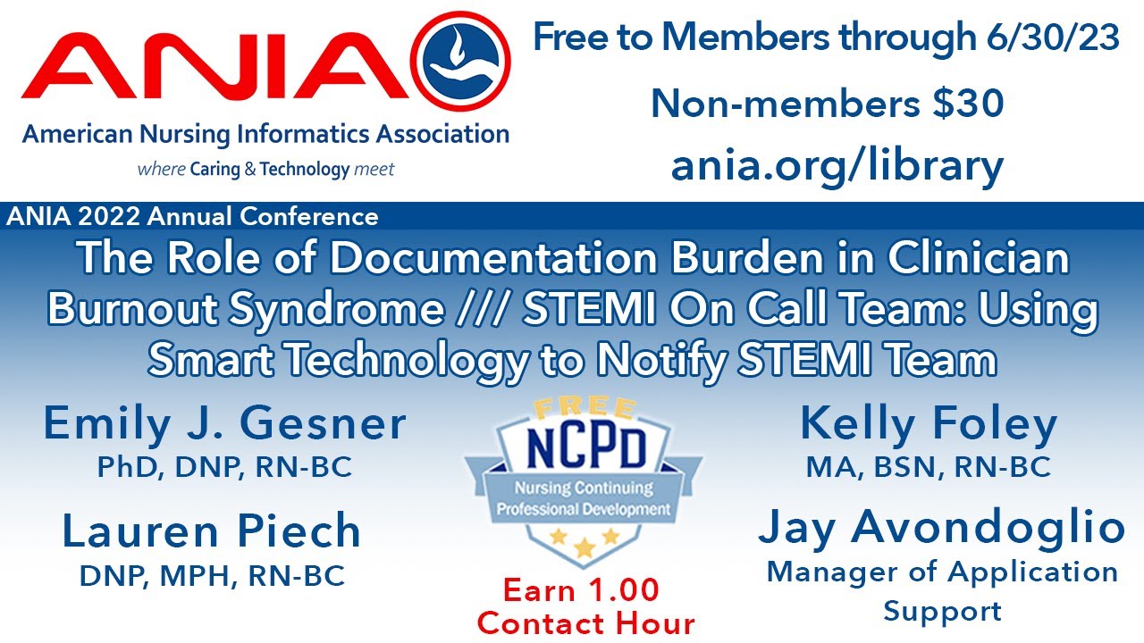 The Role of Documentation Burden in Clinician Burnout Syndrome Preview