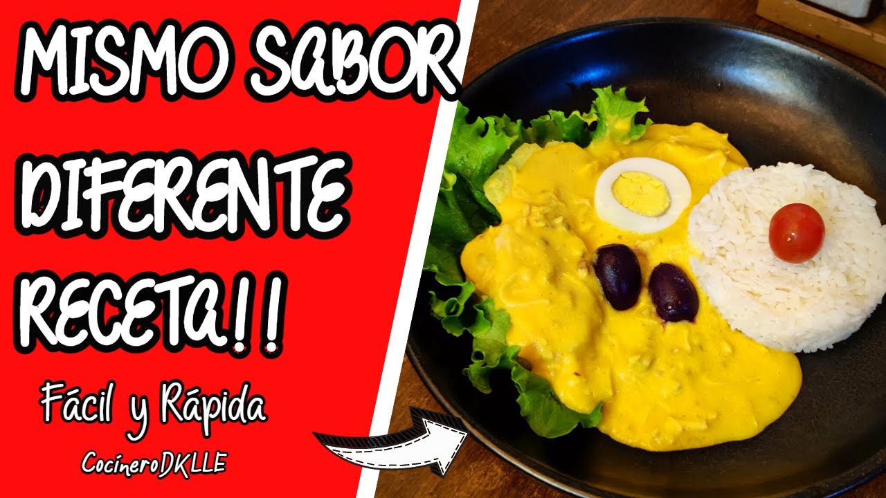 🚫SIN AJÍ AMARILLO😱!! AJÍ de GALLINA Receta Única | Cocinero DKLLE