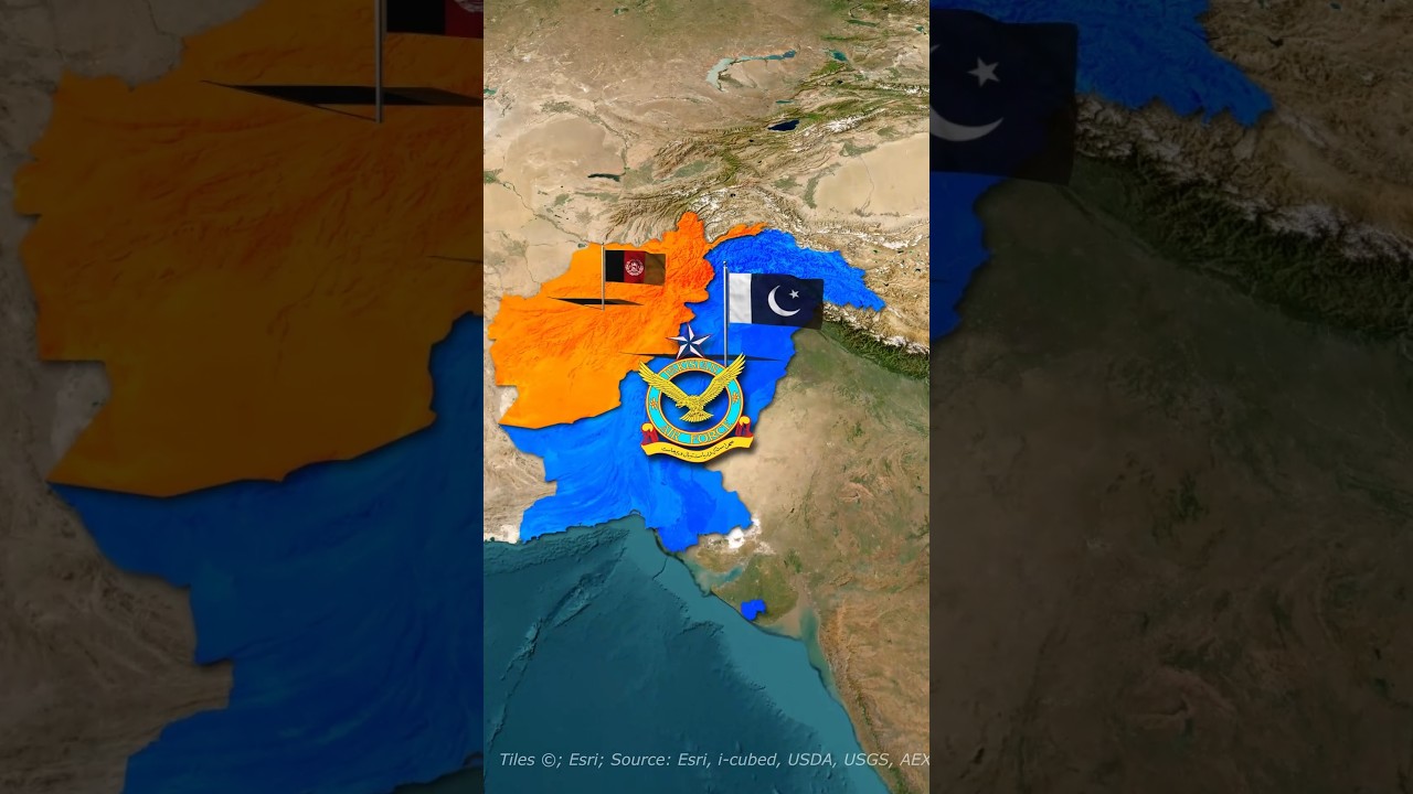 PAF vs Afghan Air Force #knowledge #facts #maps