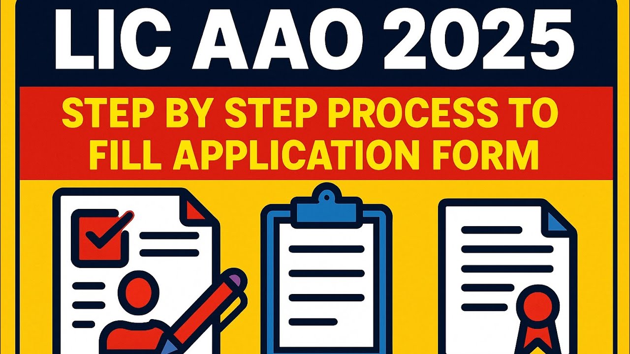 LIC AAO 2025 Form Fill Up | Step by step Process | #licaao 