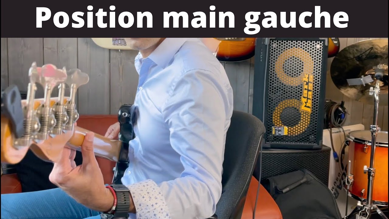 Débuter la basse : position main gauche