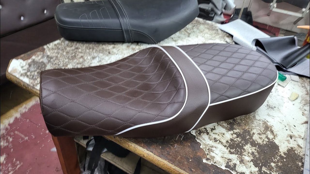 NEW  INTERCEPTOR 650 SEAT, CUSTOMIZED AS TOURING SEAT IN YAMAHA LINING WORKS