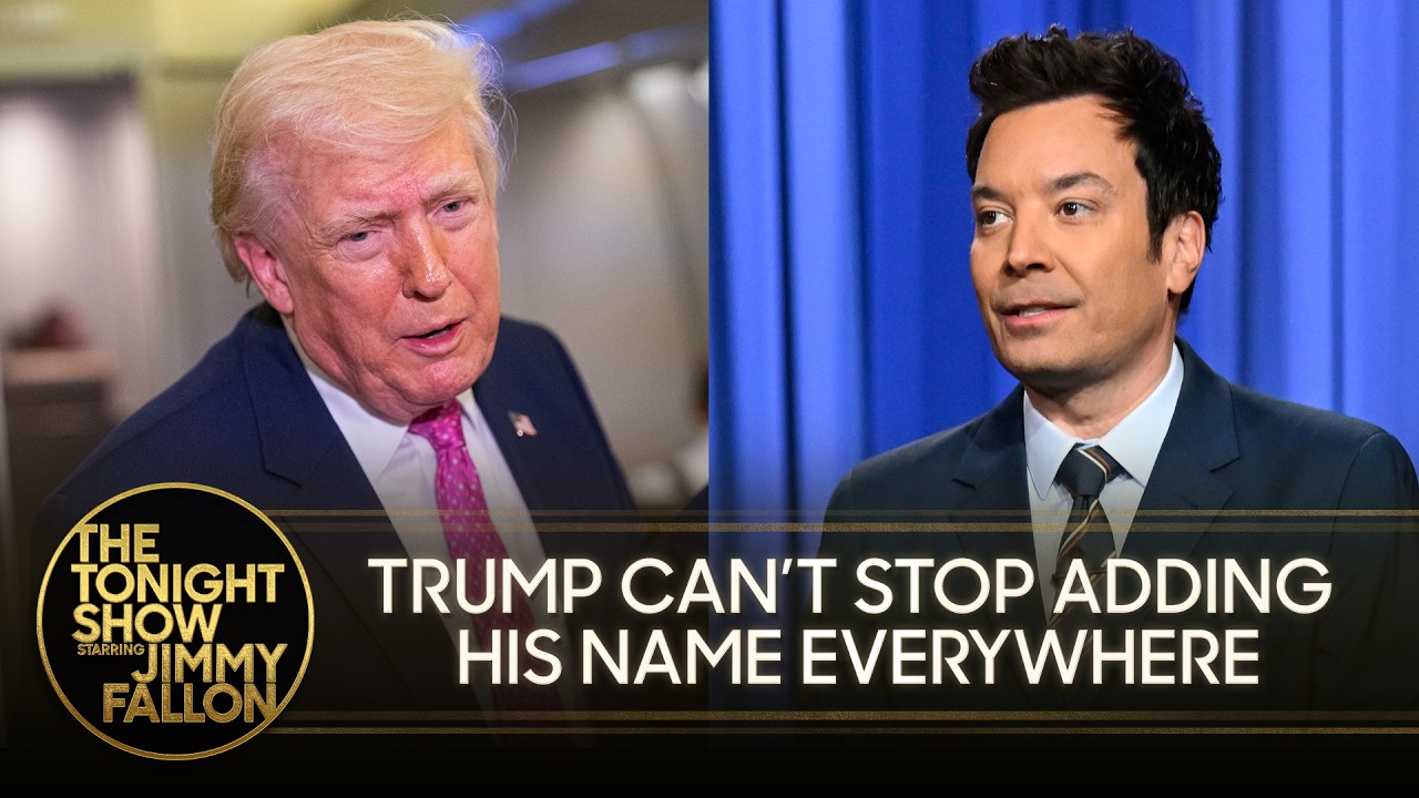 Trump Launches White House Mobile App, Forces His Signature on U.S. Currency | Tonight Show