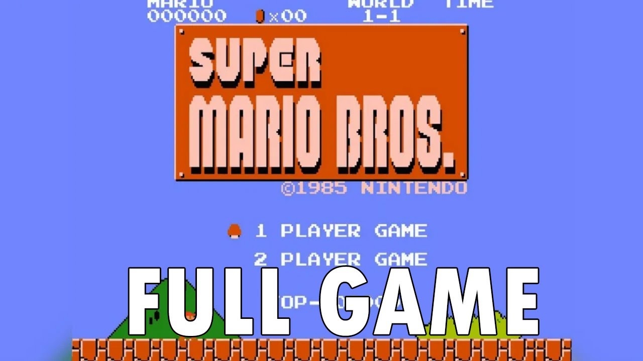 Super Mario Bros - Gameplay Walkthrough - Full Game - No Commentary