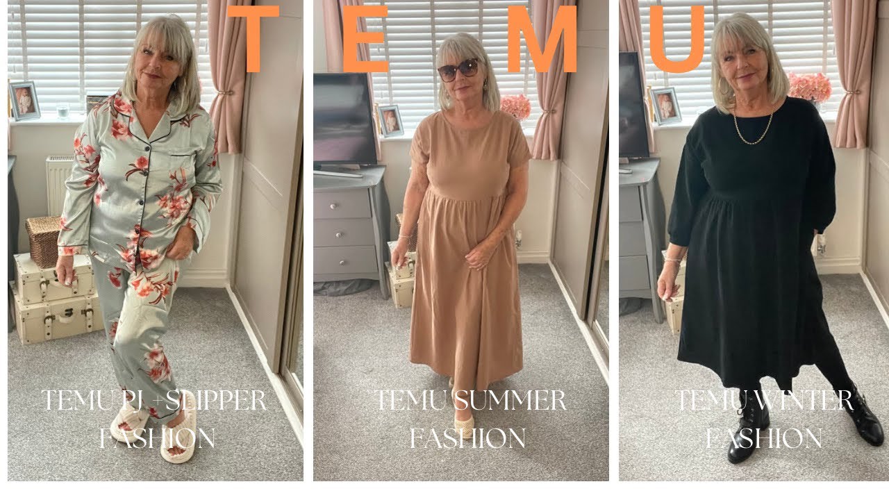 TEMU FASHION HAUL AND TRY ON/ 👍 or 👎 / over 65 style !!!