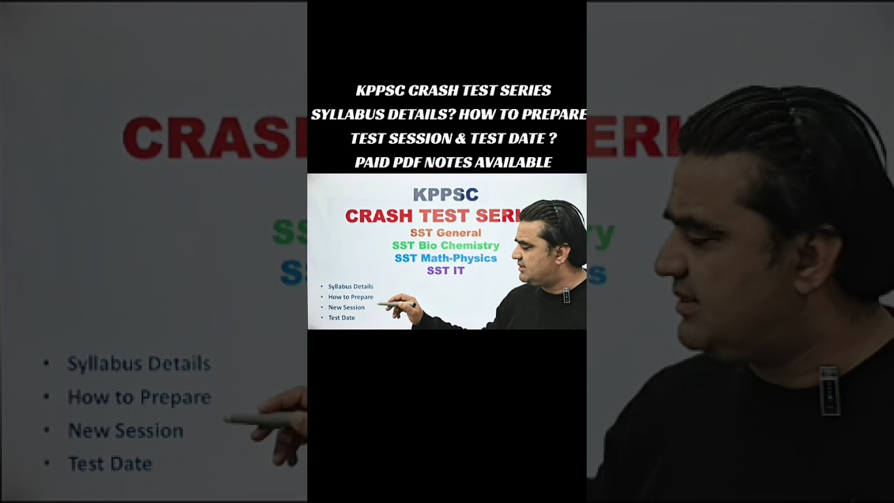KPPSC KPK SST Jobs 2026 Crash Test Series Starts 5 Feb | Syllabus Test Date MCQs Guide | Paid Notes