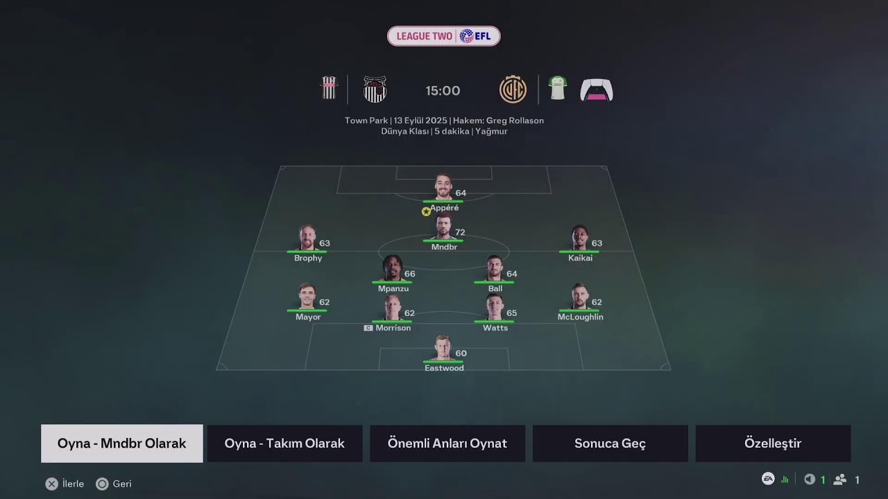 FC26 Oyuncu Kariyeri 📌PlayStation5 📌Türkçe