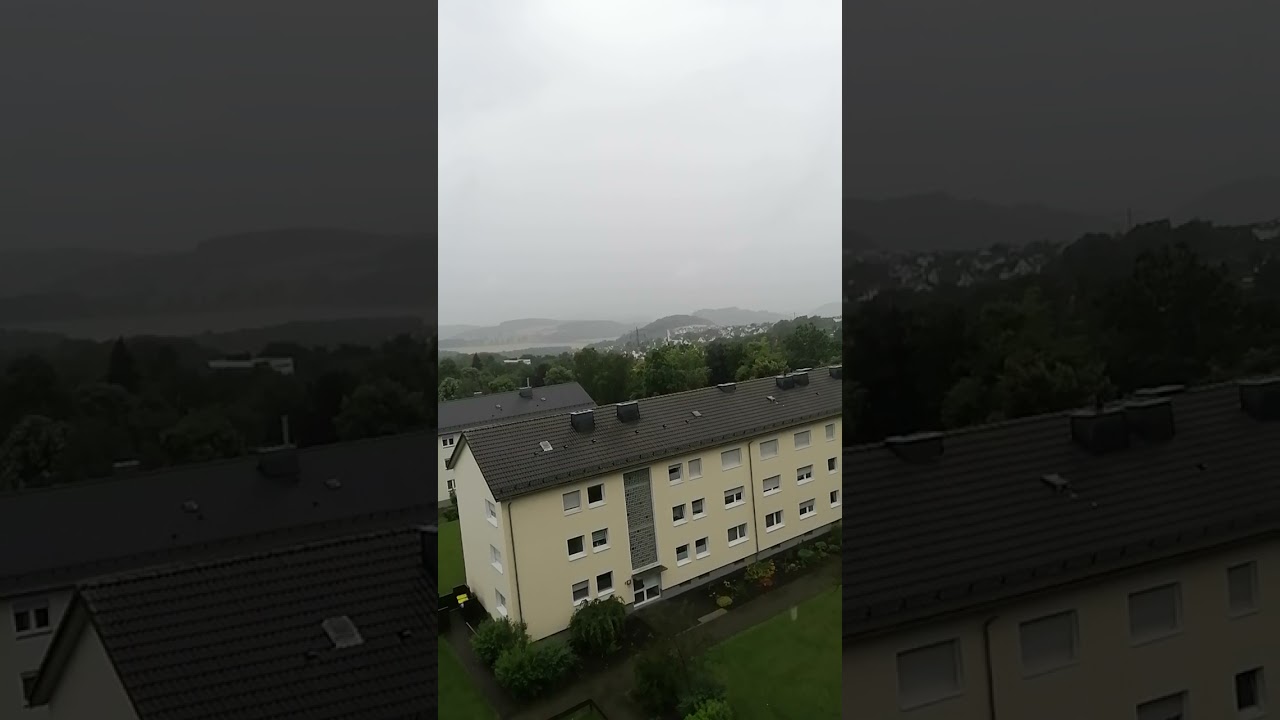 14.7.2021. SIRENE GEHT BEIM UNWETTER! FEUERWEHREINSATZ IN MESCHEDE! FLUTARTIGER DAUERREGEN!⚠️🌧️
