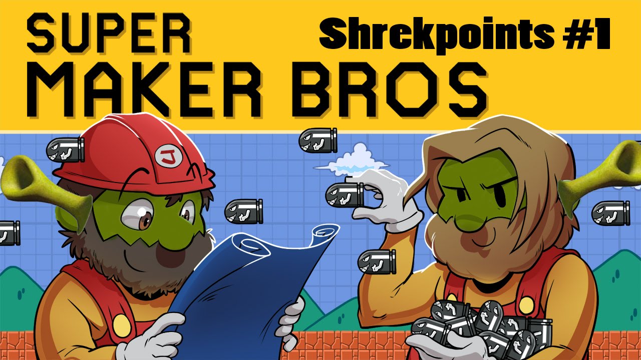Super Mario Maker | Shrekpoints Ep. 1 | Super Beard Bros.