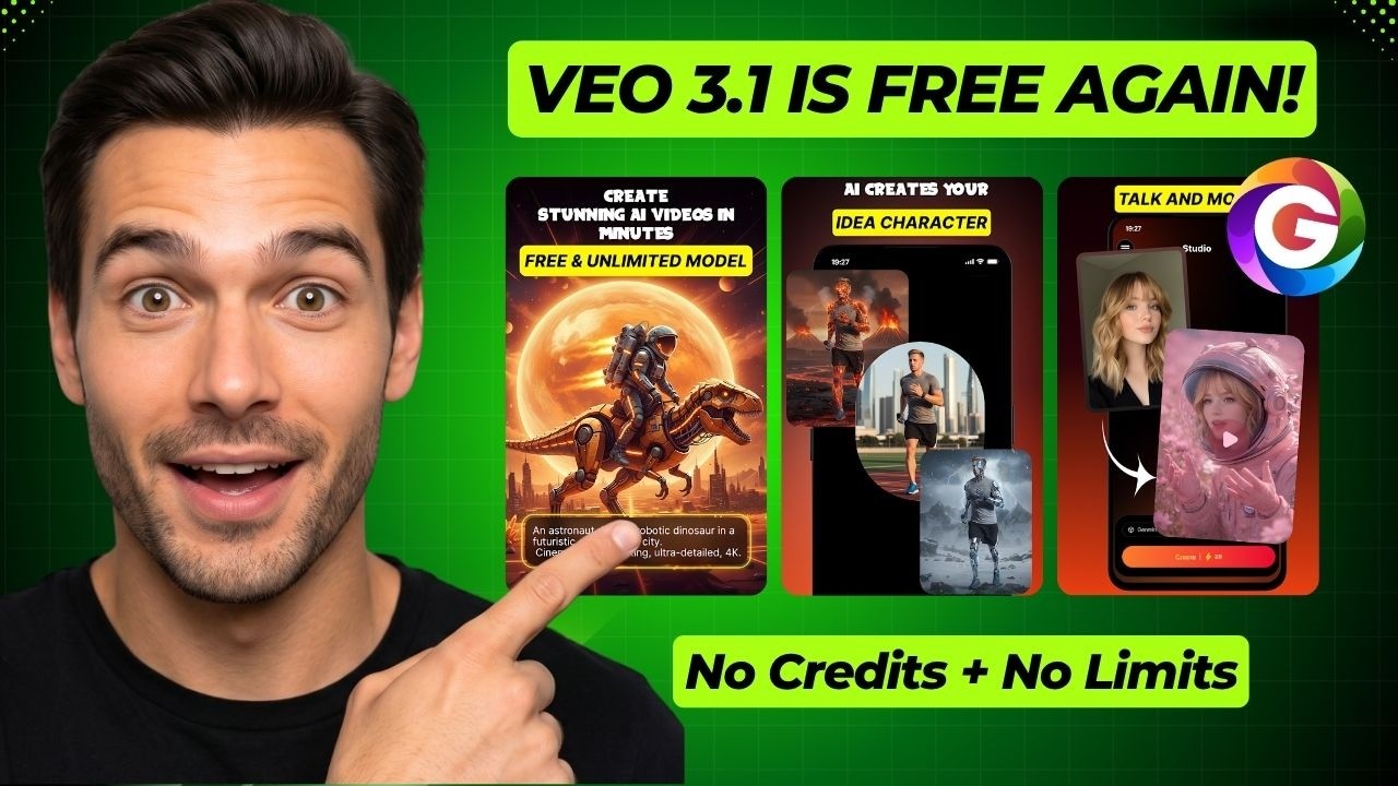 How to Use Google Veo 3.1 for FREE in 2026 (NEW METHOD)