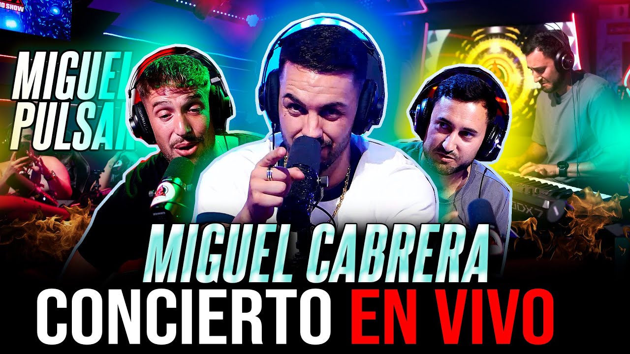 Miguel Cabrera y Miguel Pulsar hicieron vibrar AC Radio Show 🎤❤️