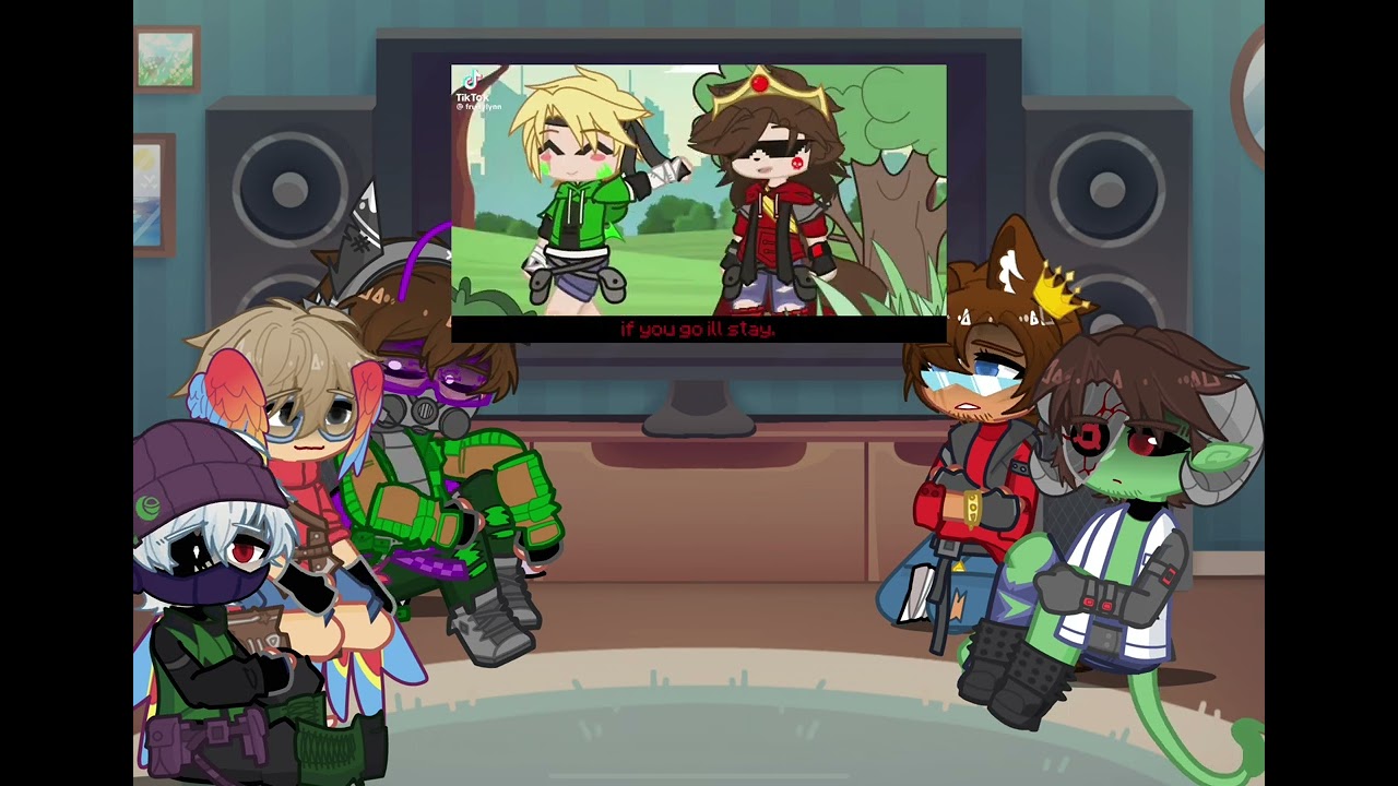 Hermits react Part 2 // No thumbnail again // GLRV // my AU