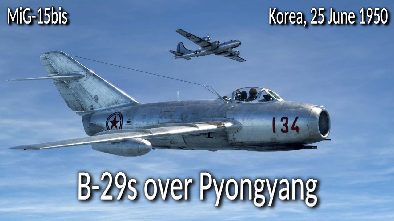 MiG-15bis: B-29 Superfortresses over Pyongyang  | Cinematic Korean War Air Combat Missions