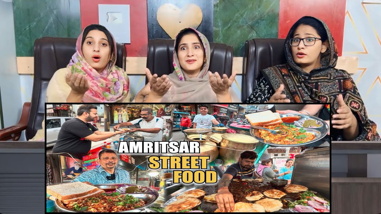 Amritsar Best Street Food - Paneer Bhurji, Neutri Kulcha, Mathi Choley, Amritsari Kulfa - Reaction 
