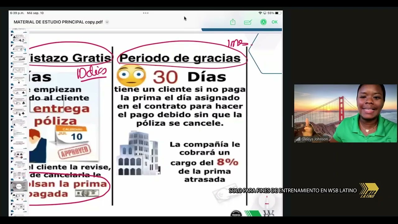 Repaso para la licencia Vida-Capitulo 3 - Gleisys Johnson
