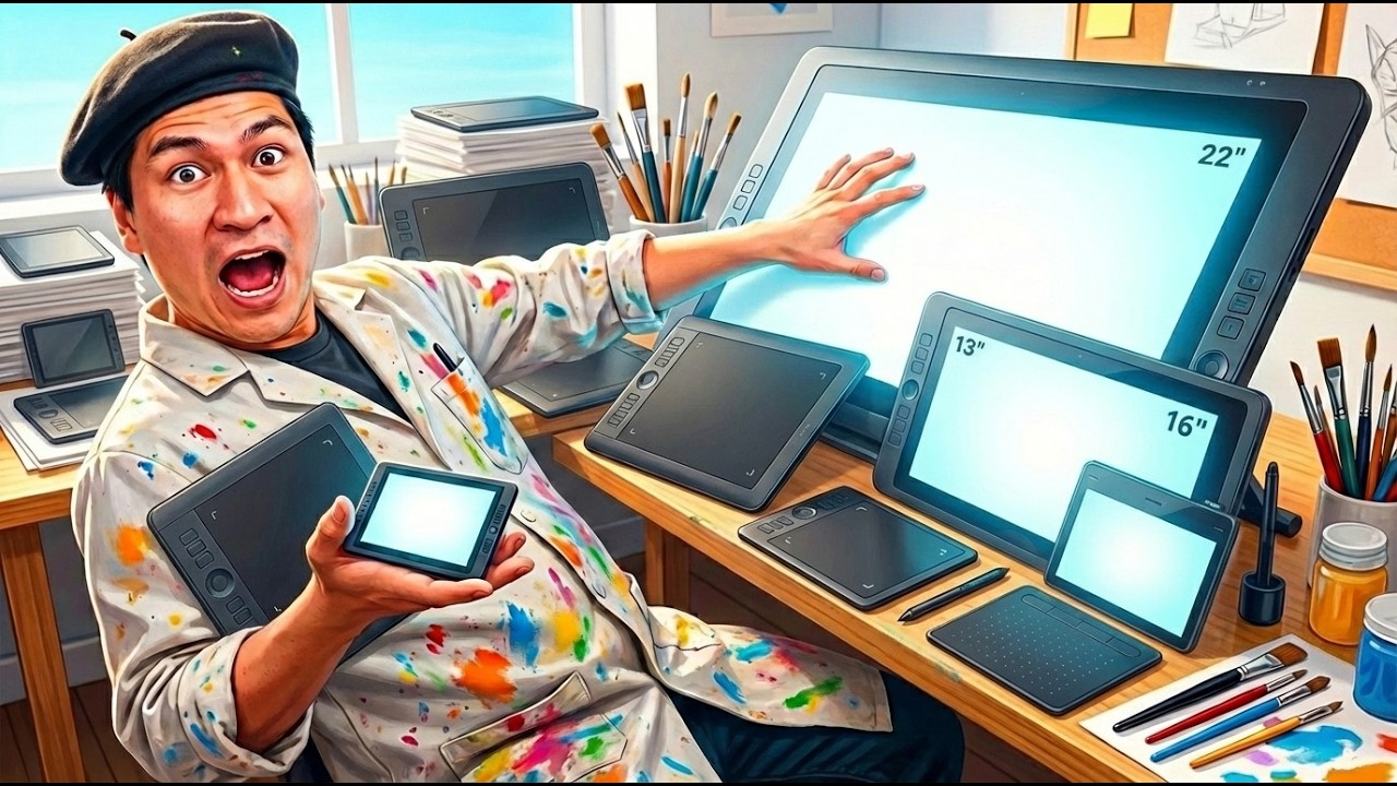 Tablette numérique: Laquelle choisir pour dessiner?