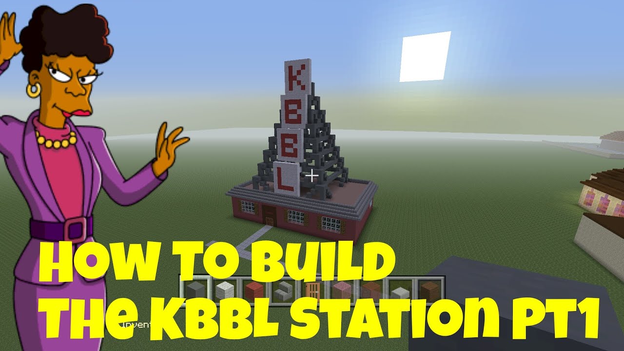 Minecraft Springfield Project How To Build KBBL Station Part 1