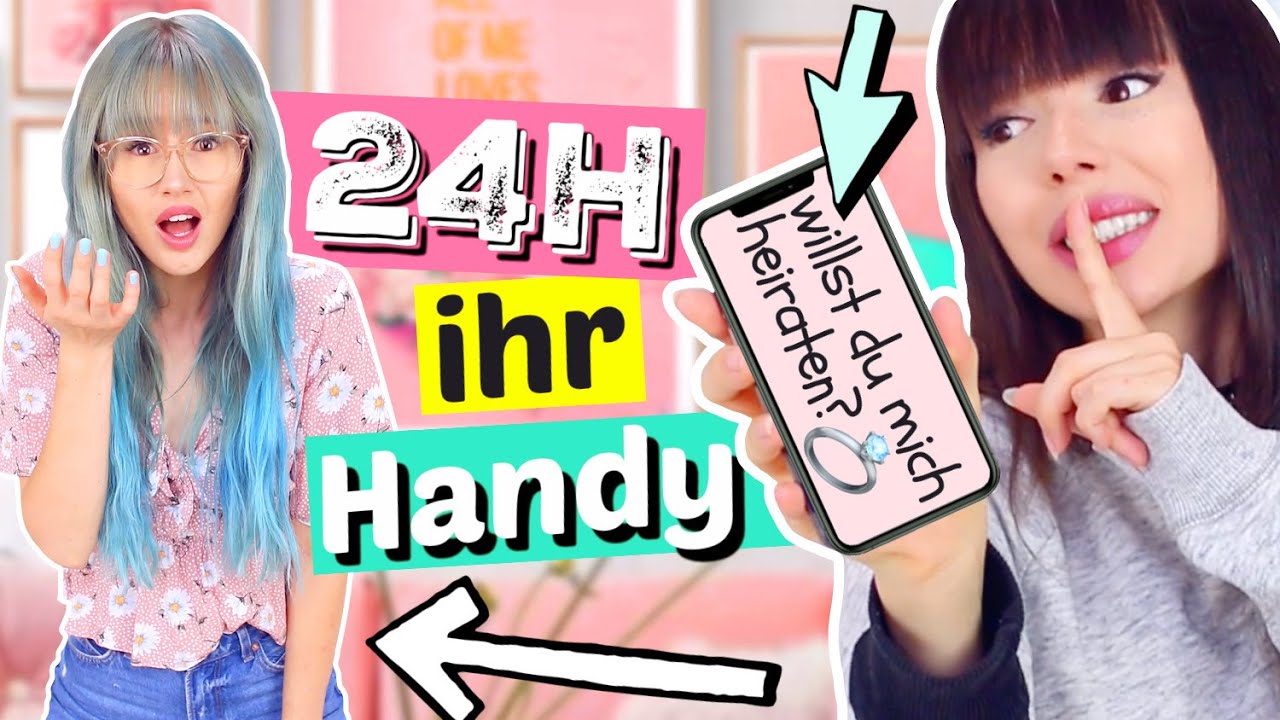 24 Stunden mit Handy von BFF machen was ich will - BÖSE! | ViktoriaSarina