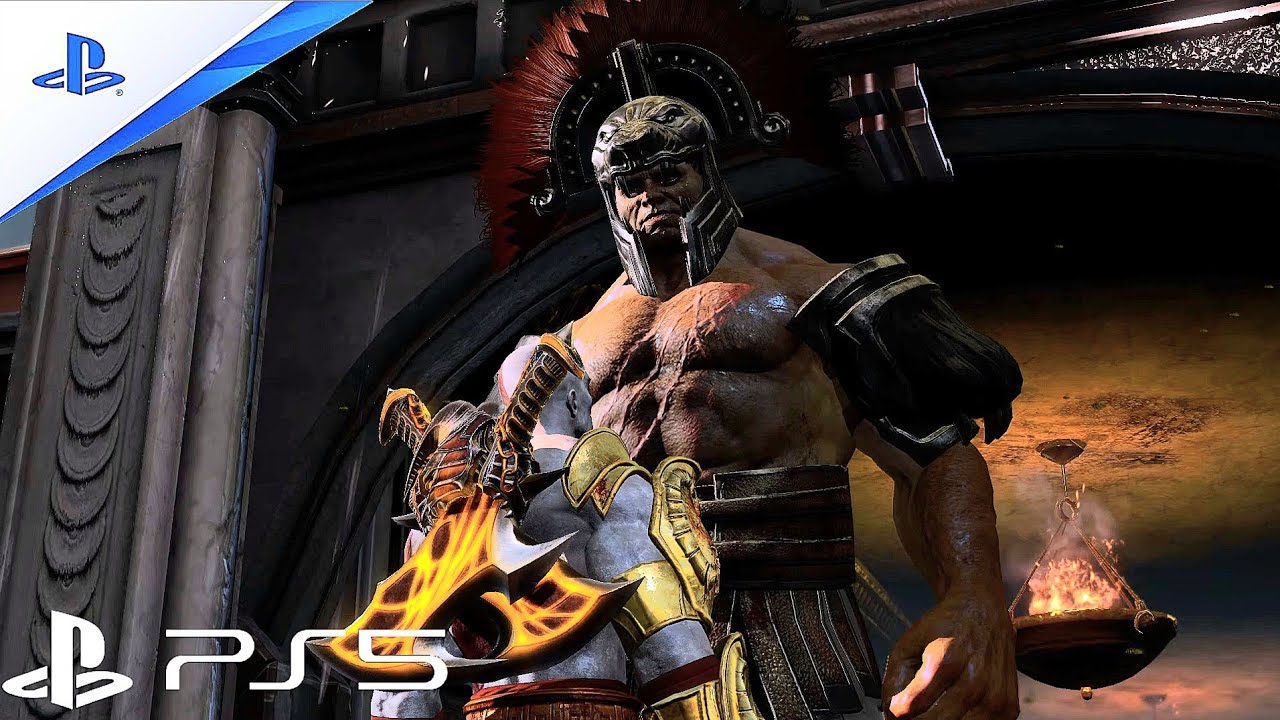God of War III Remastered (PS5) 4K 60FPS Gameplay | Kratos vs Hércules 