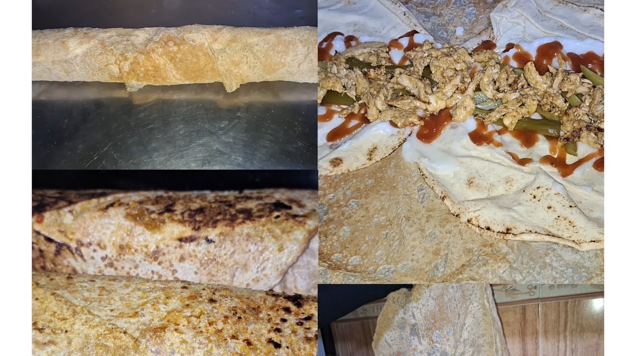 أطيب وأسهل شاورما + تومية🧄🧄 متل المطاعم👌..صاروخ شاورما😊😉