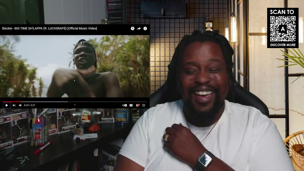 Blxckie BIG TIME SH'LAPPA ft  LUCASRAP$ Official Music Video REACTION