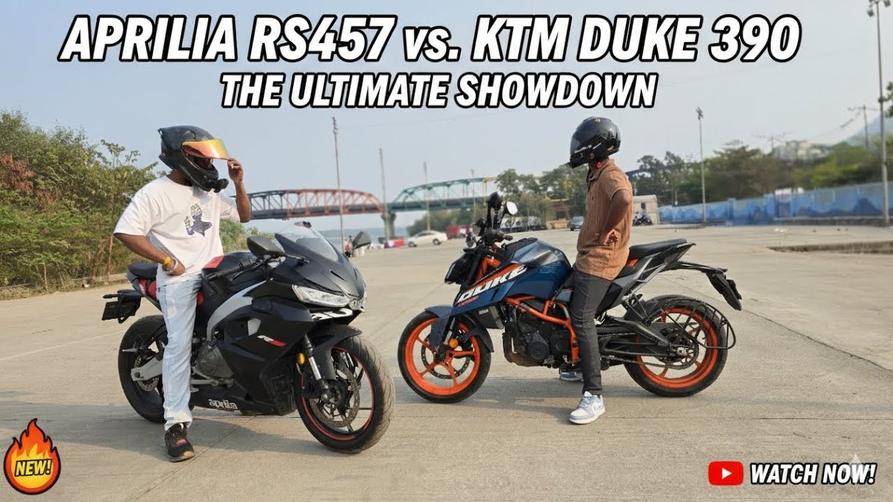 DUKE 390 VS APRILIA RS457 || DRAG RACE ☠️ #viralvideo #trending #ktmduke390ktm #rs457 #aprilia #ktm 