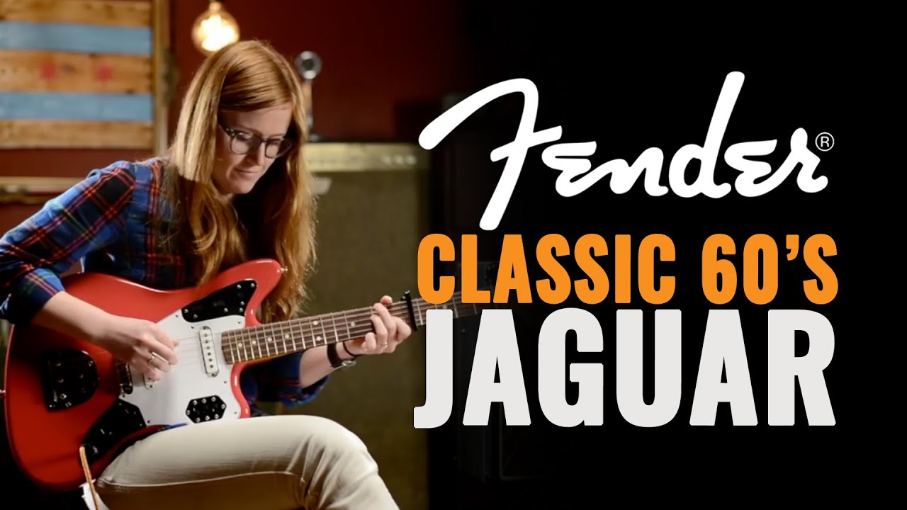 Fender Classic '60s Jaguar Lacquer Fiesta Red Guitar | CME Gear Demo | Tricia Scully