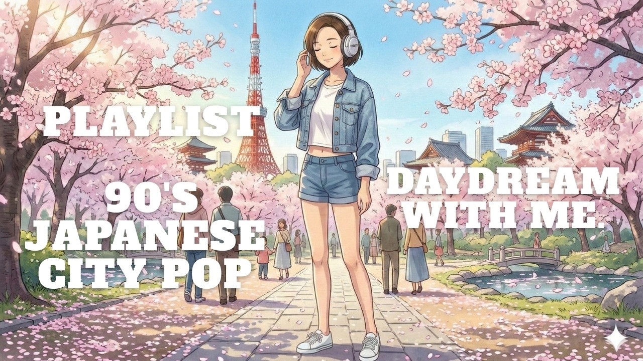 [Playlist] Nostalgic 90's Japanese City Pop🌸 Perfect for a spring day walk.